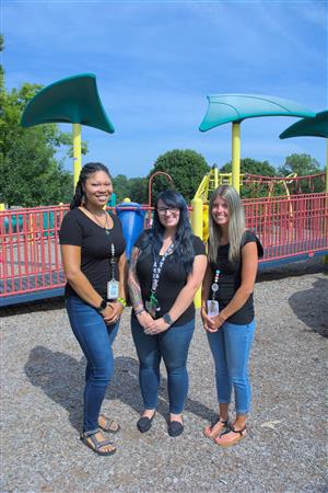 Kindergarten Teachers Ms. Johnson and Ms. Copper along with Assistant Ms. Hypes