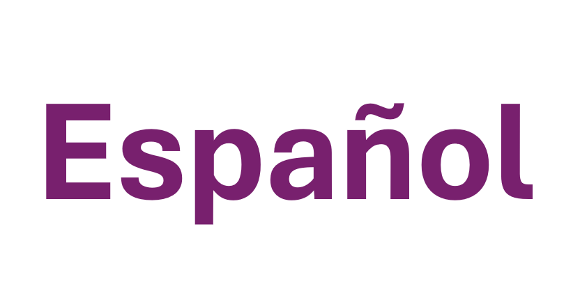  "Espanol" in purple text