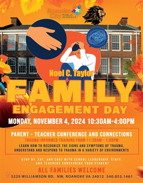 Family engagement day is on 11/4 from 10:30 to 4