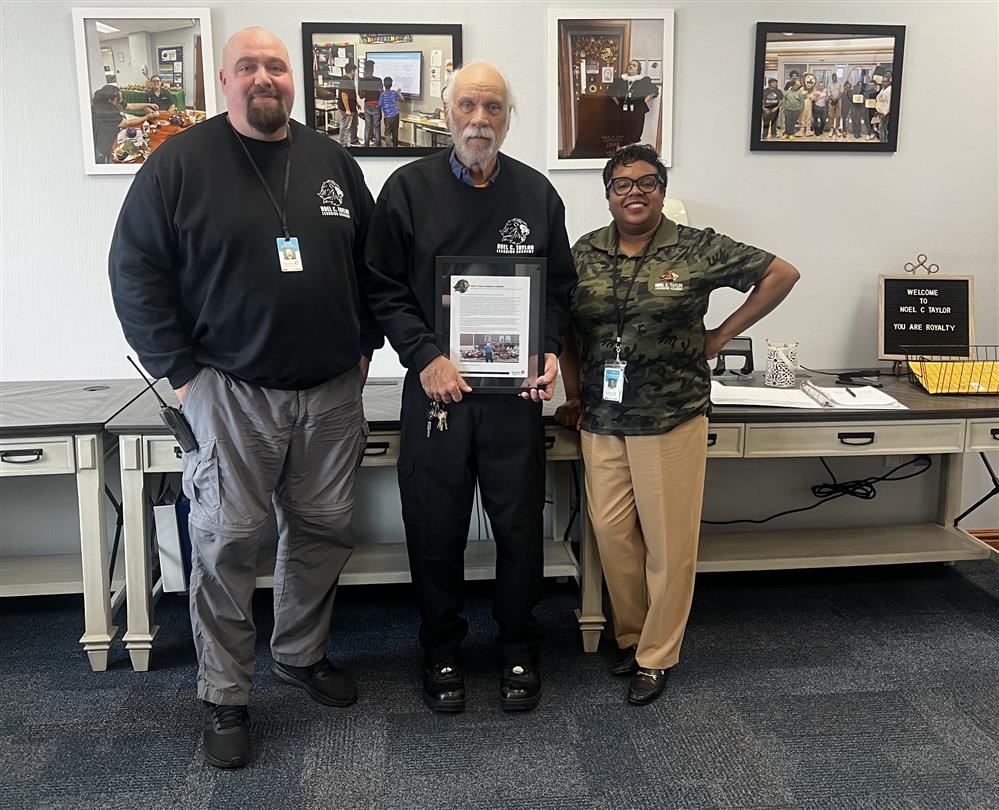 2024-25 Support Staff Member of the Year- Mr. Robert Lee Payne