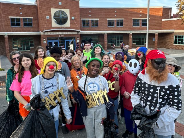  Group photo of Kids in the Community