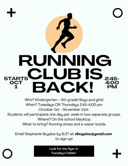 Running Club Flyer